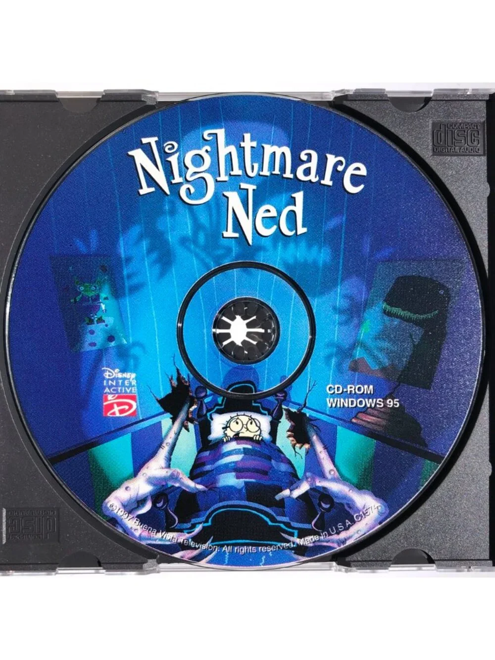 Nightmare Ned PC CD-ROM 1997 Disney Interactive Windows 95 Adventure Game
